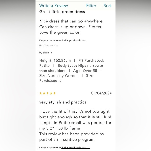 Anthropologie NWT Mock-Neck Mini Dress size XSP. - Picture 16 of 16